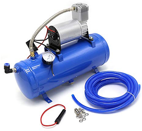 Luftkompressor Luft Kompressor Druckluft Kompressor 6L 150PSI 12V mit Luftschlauch für Air Horn Reifen