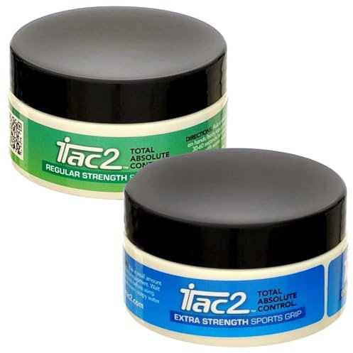 iTac2 Sports Grip Doppelpack - Regular und Extra Strength (2 x 45g Gläser) für Tauchen, Rugby, Ballsport, trockene Hände