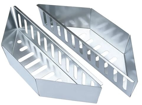 Paniers En Charbon De Bois Porte-briquettes de charbon de bois résistant à la chaleur, 2 pièces, accessoires de grillades for barbecue en plein air, supports de charbon de bois sûrs Pour Barbecues Cha