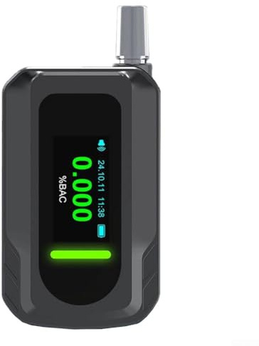 D2000 Elektrokemisk alkoholtestare med uppladdningsbart batteri av typ C, bärbar andningsapparat med dubbla kärnprocessorer och avancerad sensorteknik för snabb och exakt testning