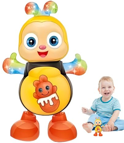Eléctrico Abejas Musical - Abejitas Chiquitita con Luces Y Música | Eléctricos De Abejas | Abejitas Chiquita Interactiva para Niños, Hogar, Escuela, Tiempo De Juego De Viaje