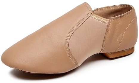 Danse Modern Jazz Chaussons pour Femme Couleur Unie Cuir Gymnastique Latine Ballerine Chaussons Légère Confortable Antiderapante Danse Chausson Femme