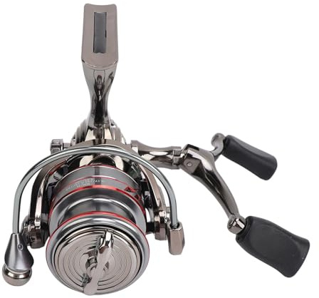 ANKROYU Carrete de Pesca Giratorio de Metal de Primera Calidad, rodamiento de Alta Resistencia, fundición Suave, Equipo de Pesca de Agua Salada y Agua Dulce con Barra oscilante, co