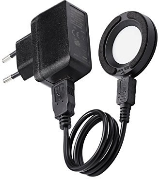 ETT Eco Tech Time LED Schnellladelampe für Solar Uhren Ladegerät mit USB-Anschluss & Netzadapter