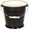 Krüger W10TR Wassereimer Serie Triest, 10 Liter, Schwarz, Hohe 27 cm, Ø 28 cm