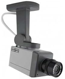 SecuriteGOODdeal LIFEBOX Lot de 2 Caméras factices motorisées avec détecteur de Mouvement et LED Rouge Clignotante pour Dissuader Les Voleurs