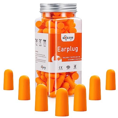 Lot de 60 paires de bouchons d'oreille en mousse ultra douce pour réduire le bruit et le ronflement