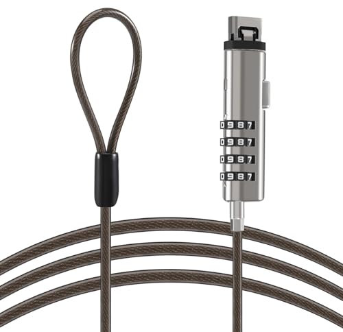 Boerunid 1 Digital Universal Sperren USB Laptop Sicherheits Kabel Schloss für Computer