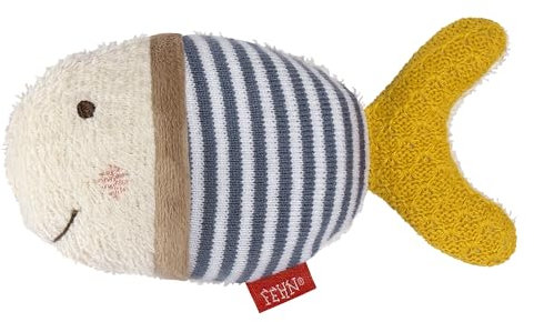 Fehn Badetier Fisch – Baby Badeschwamm für Abwechslung beim Baden & Waschen und fröhlichen Spielspaß, für Babys und Kinder ab 0+ Monaten