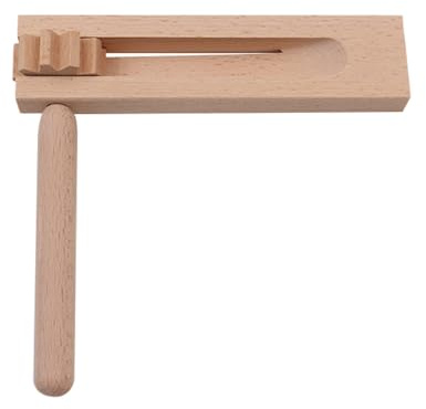 Sarini Matracas de Madera con trinquete para Juegos de fútbol,Instrumento Tradicional Mexicano de sonajero,Divertido Recuerdo de Fiesta para Celebraciones