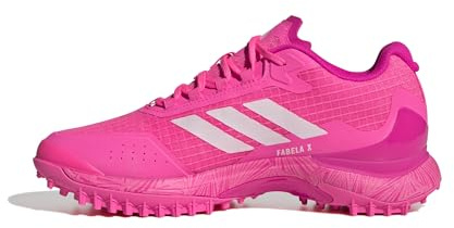 adidas Fabela X 2, Zapatos de Hockey Mujer, Lucid Pink/Zero Met./Shock Pink, 40 2/3 EU