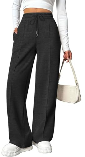 CheChury Pantalon Chandal Mujer Pantalon Anchos Deportivos Casual Pantalones Deporte Pierna Recta Cintura Elastica Pantalón Chándal Talla Grande Pantalones Comodos Mujer Pantalón Jogging Transpirable