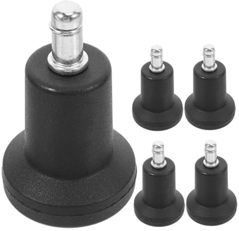 SEWACC 5pièces Lot De Roulettes De Chaise Forme De Cloche Patins De Conversion Stationnaires Pour Hauts Et Fixes Remplacement Pour Chaise De Bureau