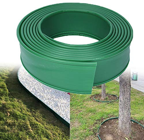 Striscia flessibile in plastica per bordi del prato, recinzione paesaggistica con fibbie di collegamento per una facile separazione di erba e pietra, perfetta per bordi e sentieri del giardino