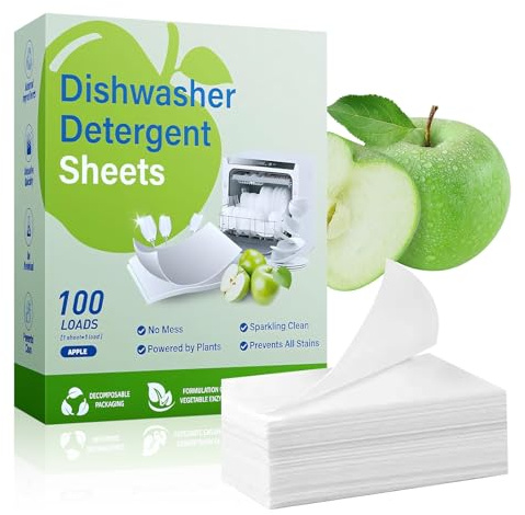 Diskmaskinstabletter, kraftfulla avkalkningstabletter, kraftfull mot fett och matrester, med fräsch citrondoft