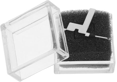 WESIEVYA Aguja para tocadiscos, cápsula para tocadiscos con punta de diamantes de imitación, repuesto compatible con Dual CDS 650 660, accesorios para fonógrafos de DJ