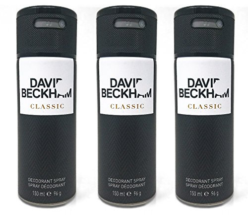 David Beckham Classic Deodorant Spray 150 ml Set of 3 A