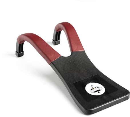 Chuck's Woodbarn Black Boot Jack Puller - Constructed of Composite Fiberglass | Extra Grip Boot Remover for Cowboy Boots, Premium Boot Remover | Durable Shoe Jack - (Red Leather)