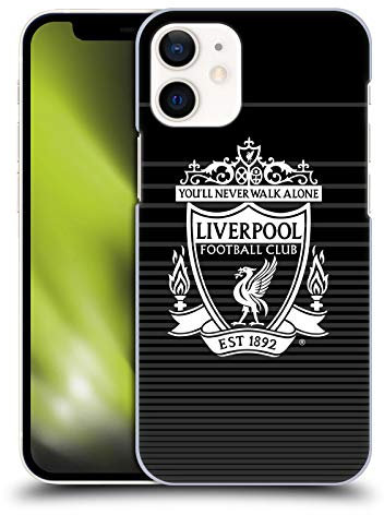 Head Case Designs Officially Licensed Liverpool Football Club White Third Crest Designs Hard Back Case Compatible With Apple iPhone 12 Mini