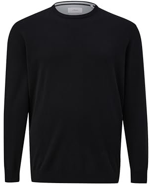 s.Oliver Herren 2148210 Pullover, 9999 schwarz, 4XL