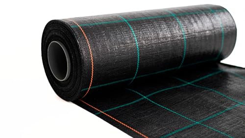 EraGreen reißfeste Unkrautfolie 10m x 0,5m | UV-Stabil und wasserdurchlässig | Bodengewebe 100g/m² | Gewebefolie | Gartenfolie | Unkrautvlies | Gartenvlies