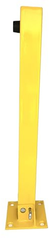 Fold Down Security Parking Post- Security Barrier - Anti Parking - Car Parking Bollard -Metal Fold Down Parking Post with Heavy Duty Base