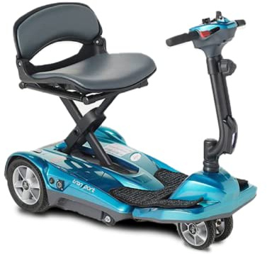 EV Rider Transport AF+ - Automatic Folding Scooter with Remote Lithium Power Mobility (Seafoam Blue)