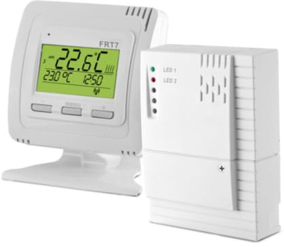 Thermostat d'ambiance sans fil EOB FRT7B2 affichage clair avec rétroéclairage
