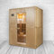 XXL Luxus LED Infrarotsauna +Infrarotkabine Kombi SET für 4 Personen Sauna inkl. Saunaofen inkl. Spedition