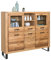 Möbel-Store24 Highboard Kommode Schrank Schubkästen Wildeiche teilmassiv geölt Tiara 158 cm K2345