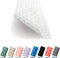 Toniamo Badewannenmatte rutschfest 100x40 cm | Extra Lange Badematte rutschfest | Antirutschmatte Badewanne ohne BPA | Badewannen Matte antibakteriell & maschinenfest | Anti Rutschmatte | Weiß