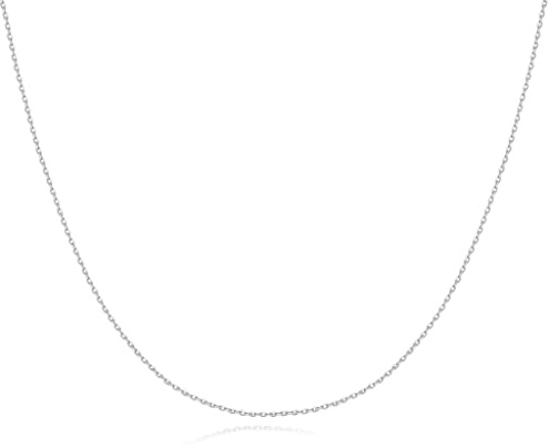 MARLION JEWELS Cadena de acero quirúrgico bañada en plata/oro de eslabones finos para mujer, niña. Ideal para regalo del día de la madre, cumpleaños, aniversario. Joyería mujeres