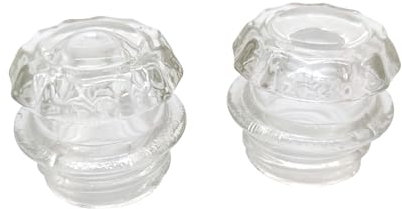 BRBASAP Paquete de 2 percolador de café de repuesto superior, perilla de vidrio transparente para percolador, piezas de repuesto para cafetera