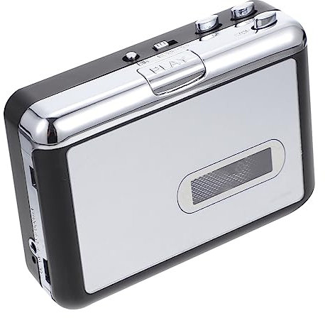 Gatuida Usb Cassette Music Player Cassette to Converter Manual Segmentation No Battery Required Compact Design for Easy Use Plays Tapes Without Computer Software