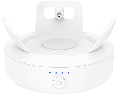 PlusAcc Akku für Google DOT 5. & 4.Gen - 10000mAh Tragbare Batterie Base Ständer Zubehör (Nur Akku) (Weiß)