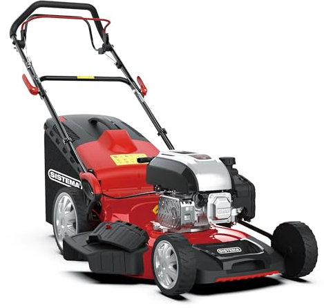 SISTEMA® – Tagliaerba semovente con motore a benzina 4T 171cc OHV DG750, Taglio 51cm | Mod. SPL-TR 510-171