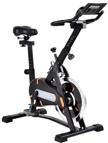 Ciclo indoor, Ciclo indoor fitness, Ciclo di esercizio a casa tranquillo, Bicicletta con supporto pad, Home Trainer con capacità di carico di 120 kg per palestre, club, hotel in