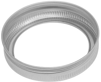 TOPBATHY 5pièces Couvercles Et Bandes Pour Bocaux Verre Anneau à Vis Métallique De Lot Pour Mise Conserve Et Accessoire De Cuisine