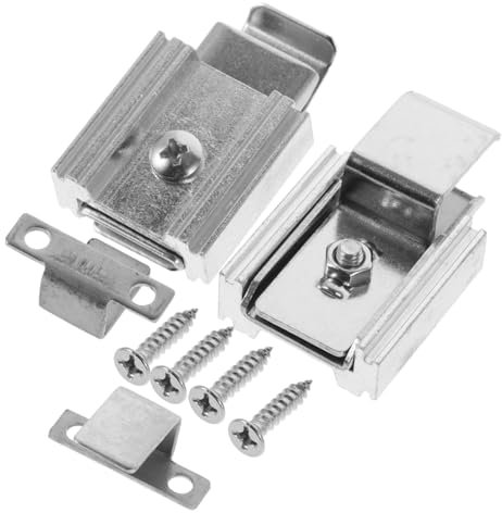 HOMSFOU 2piezas Hebilla Para Mosquiteras De Repuesto Diseño Fijo Para Ventanas De Pantalla