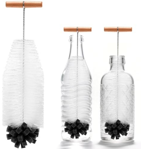 Cepillo Limpiador de Botellas de 35 cm para Botellas de Vidrio SodaStream