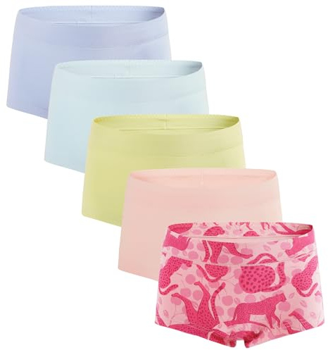 INNERSY Trosor flickor bomull mjuka Culotte trosor 8–16 år 5-pack