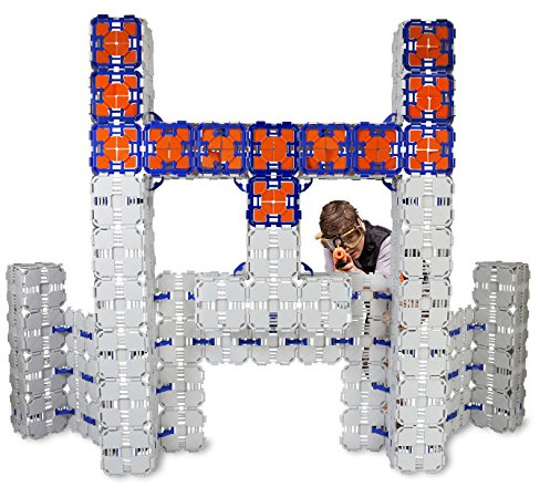 Blaster Boards - 6 Pack | Kids Fort Building Kit for Nerf Wars & Creative Play | 276 Piece Set
