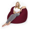 Lumaland Flexi Comfort Sitzsack Big | Flexibler Premium Bean Bag | 155 x 100 cm Sitzkissen | Ideal zum Liegen oder Sitzen | Sessel & Sofa für Kinder und Erwachsene [Rot]