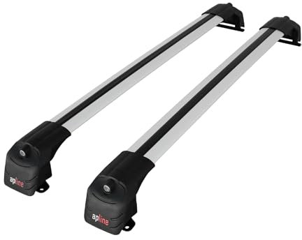 Apline Compatibile con Honda CR-V 2 2002-2006 Ace-2 Barre Tetto Portapacchi Auto Barre Portatutto Grigo Alluminio 2 Barre