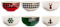 H&H Set 6 scodelle tartan assortite cm 14, 7190866