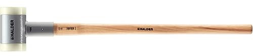 HALDER Schlegel, mit schwingungsdämpfendem, ergonomisch geformtem und lackiertem Hickorystiel | D=100 mm/Gewicht=5000 g | 3366.0S5