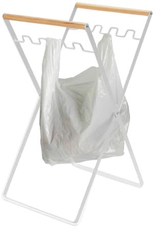 Générique Bin Sac Holder | Système De Plug-in Réglable En Hauteur Avec Bague De Serrage | Porte-sac En Métal | Porte-, Cadre De Support De De Feuilles De Jardin, Extérieur À Poutres En Méta