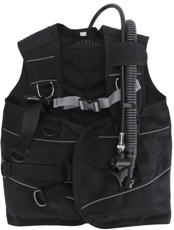 Tbest Diving BCD Jacket, Style Diving Underwater Buoyancy Compensator Device for Precise Buoyancy Adjustment Suitable for Travel (S)