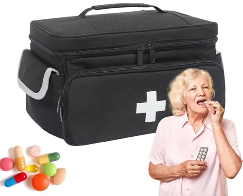 Home Nurse Bag - 40cm Portable Clinic Bag, Durable Work Organizer Bag, Lightweight Medical Case | Nursing Bag for University Travel Home Professionis