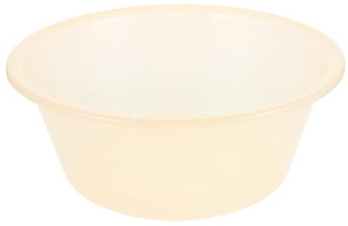 MAGICLULU Bassine Multifonctionnelle Bain de Pied Grosse Taille Beige en Plastique pour Trempage Confortable pour à Domicile , Adaptée à Toutes Formes de Pieds
